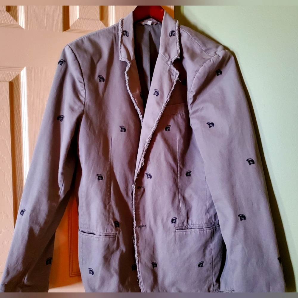 Green Jacket with Design